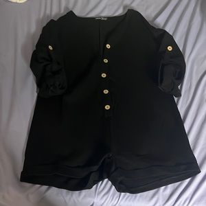 Heavy material romper
